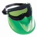 Kleenguard V90 Shield Safety Goggles with Face Shield, Over Glasses, Green Anti-Fog Lens, 6PK KCC18631